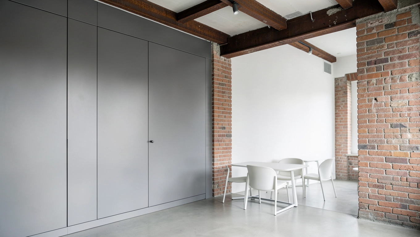 Aranżacje z fornirem Silver Grey