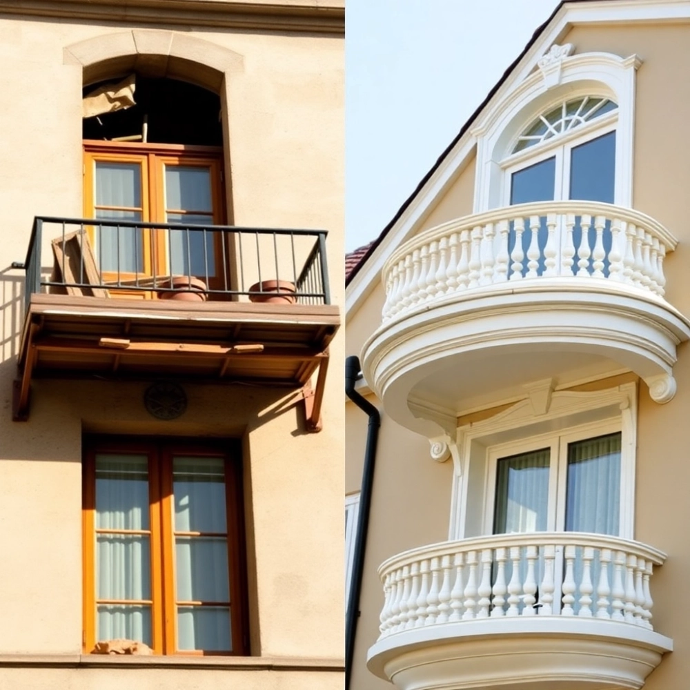 Balkon Francuski Przed Czy Po Elewacji