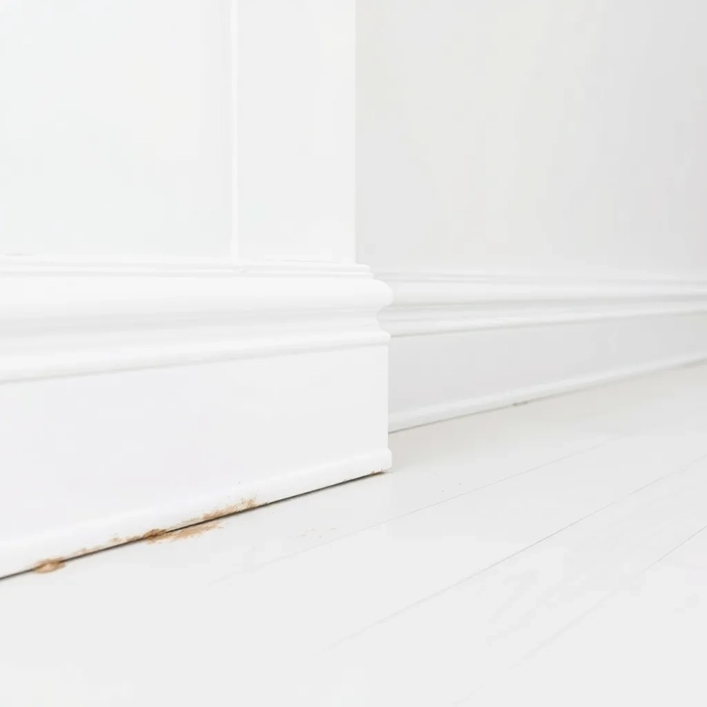 Białe listwy przypodłogowe czy się brudzą