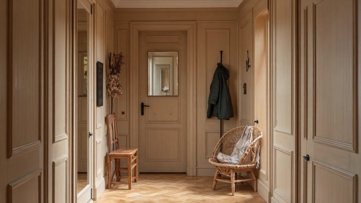 boazerie do przedpokoju