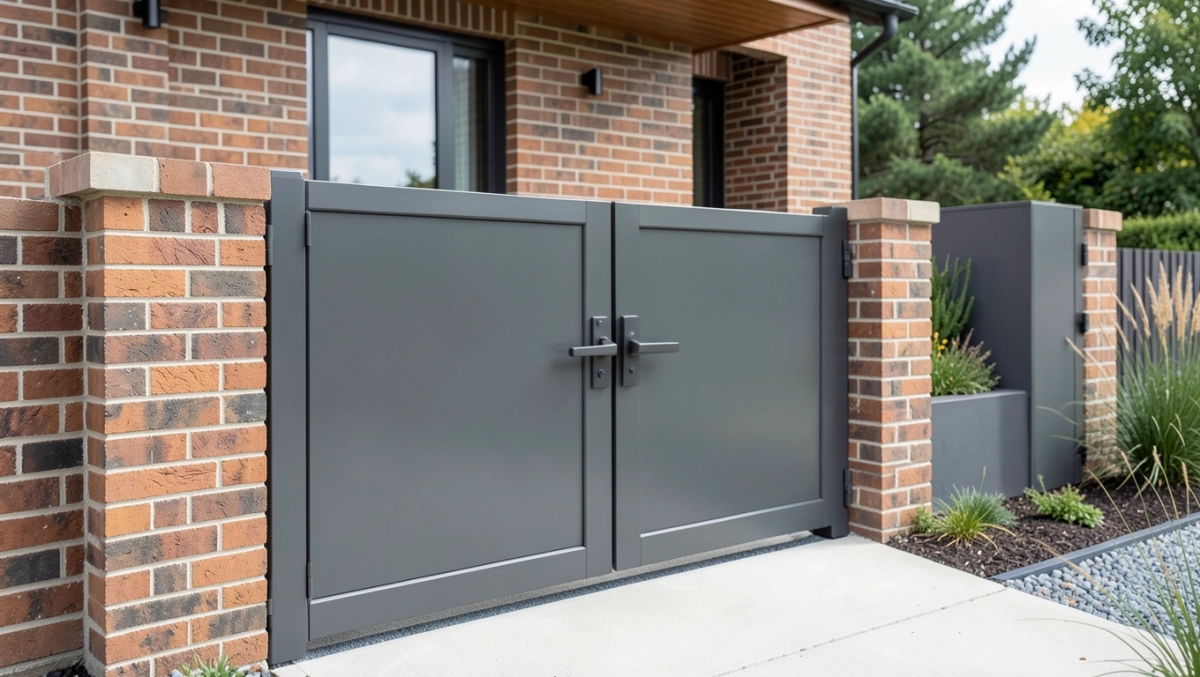 brama fasadowa montaż