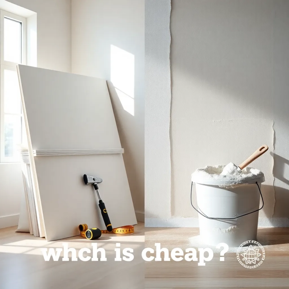 Co tańsze tynk czy karton gips