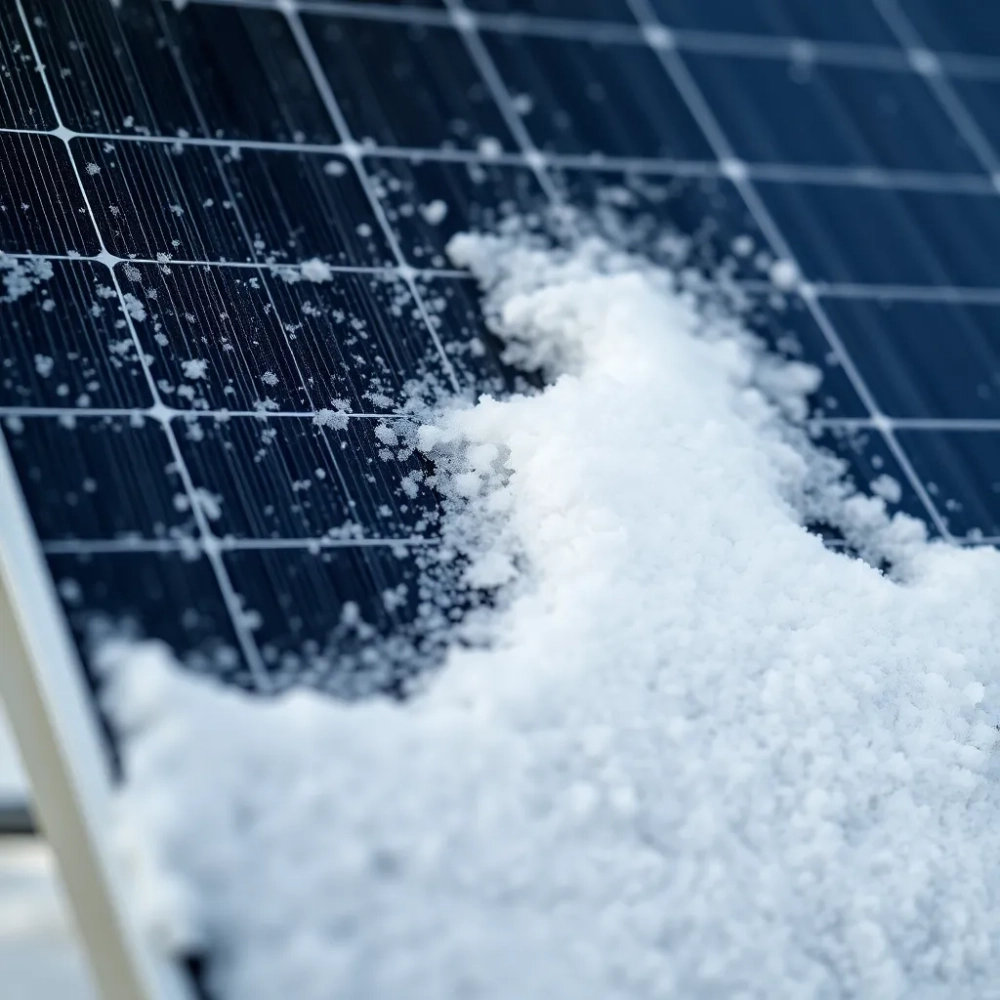 Czy panele fotowoltaiczne można odśnieżać