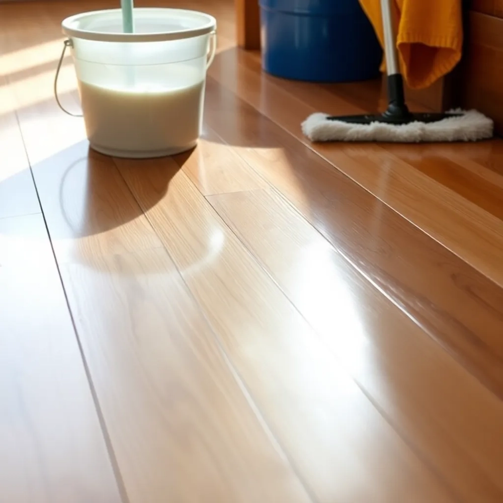 czym myć panele żeby się błyszczały