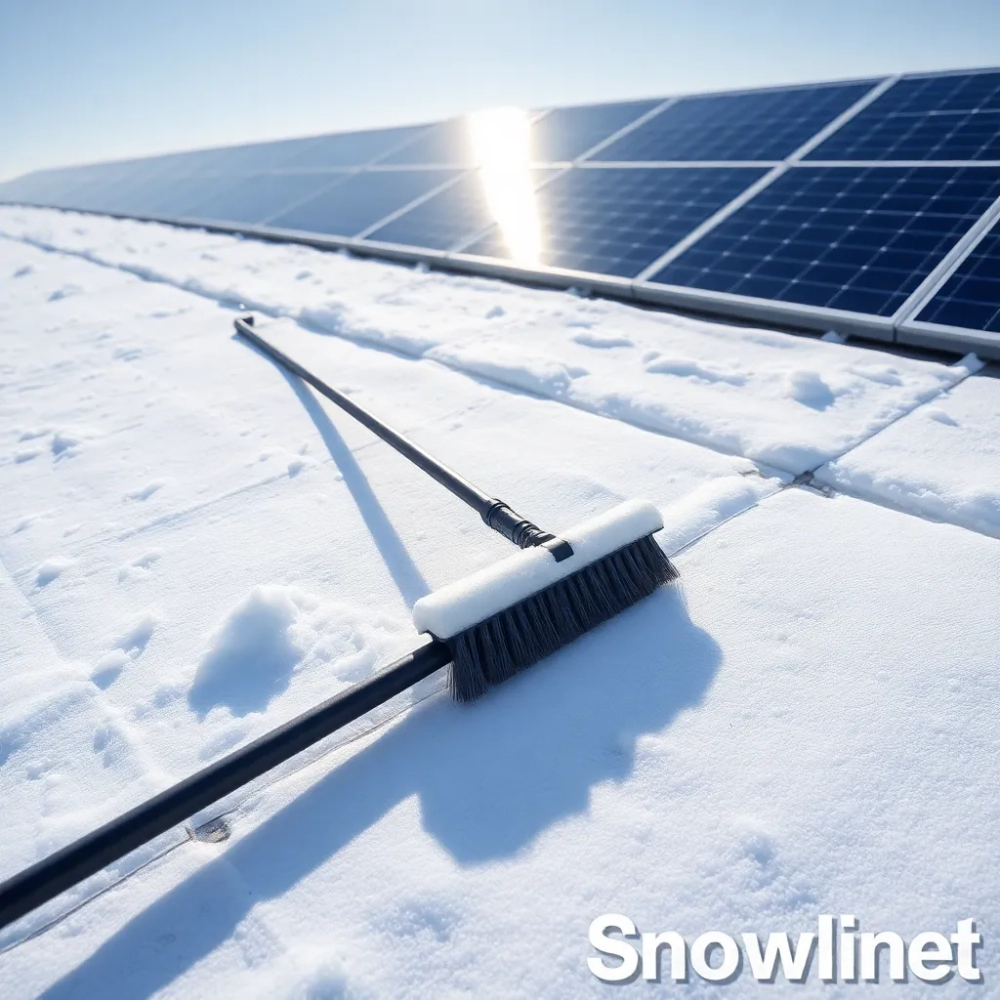 Czym odśnieżać panele fotowoltaiczne
