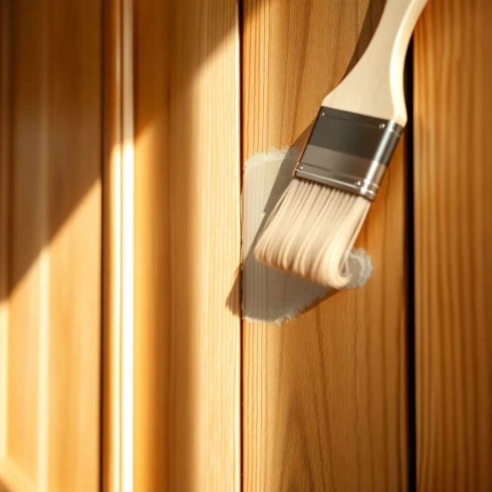 Czym pomalować boazerię aby zachować strukturę drewna