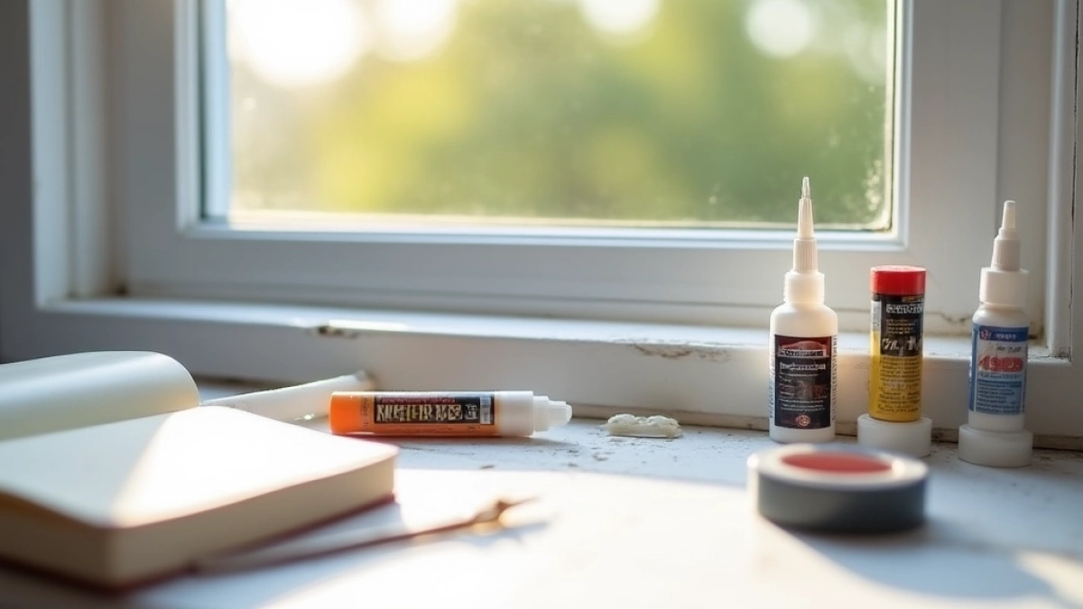 Czym przykleić parapet PCV