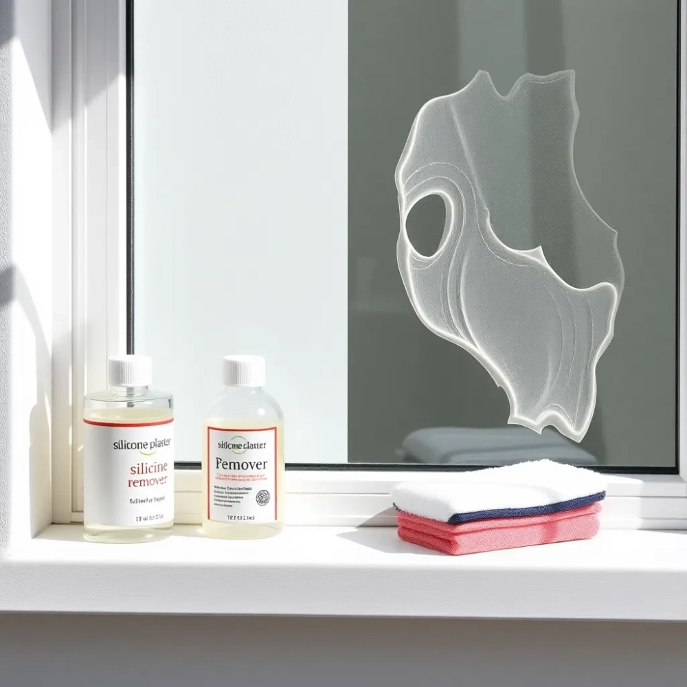 Czym zmyć tynk silikonowy z okien