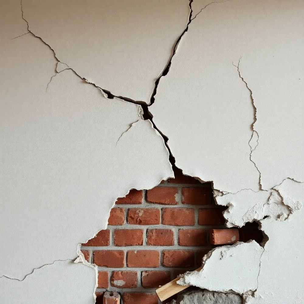 Dlaczego pękają tynki gipsowe