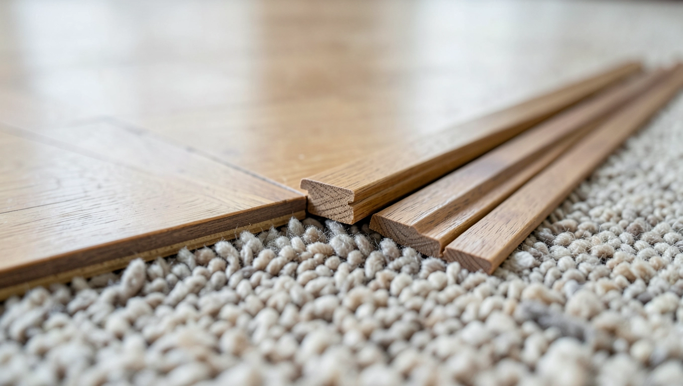 Dobór listwy do różnicy wysokości paneli i wykładziny