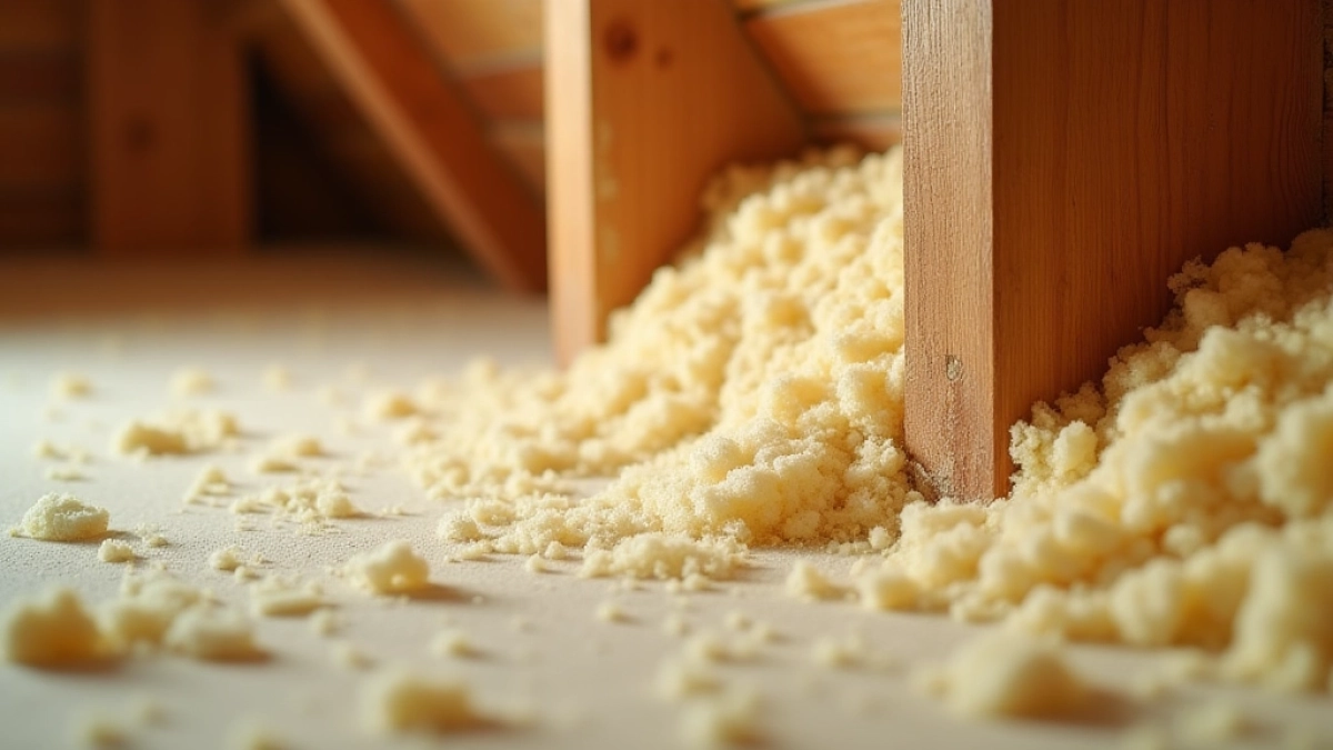 docieplenie granulatem wełny rockwool