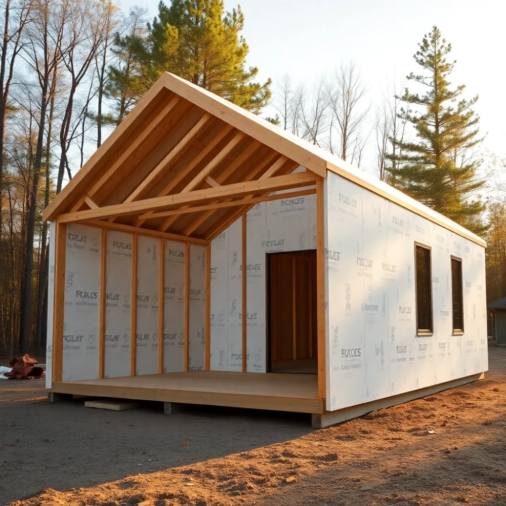 Dom z paneli SIP do samodzielnego montażu