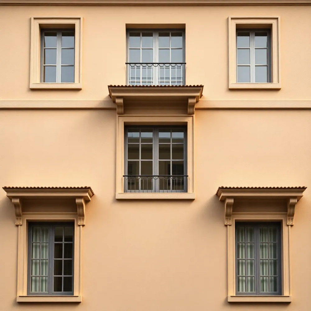 Elewacja kawa z mlekiem