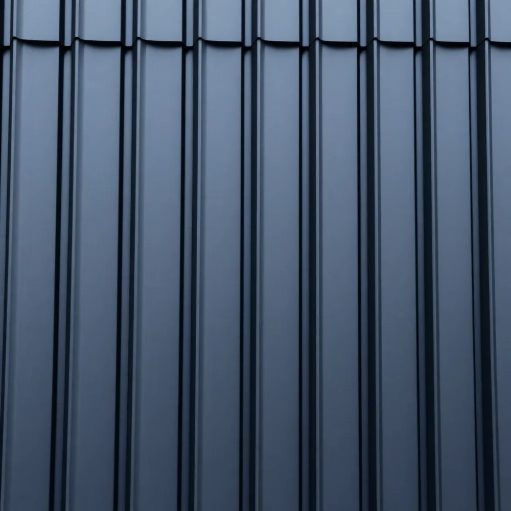 Elewacja z blachy na rąbek