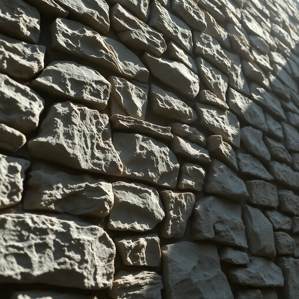 Elewacja z kamienia polnego