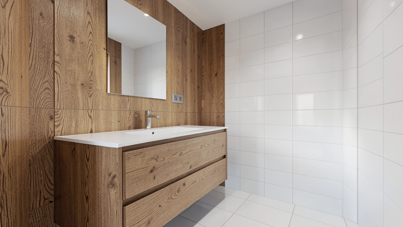 Estetyka forniru dębowego w aranżacjach łazienkowych