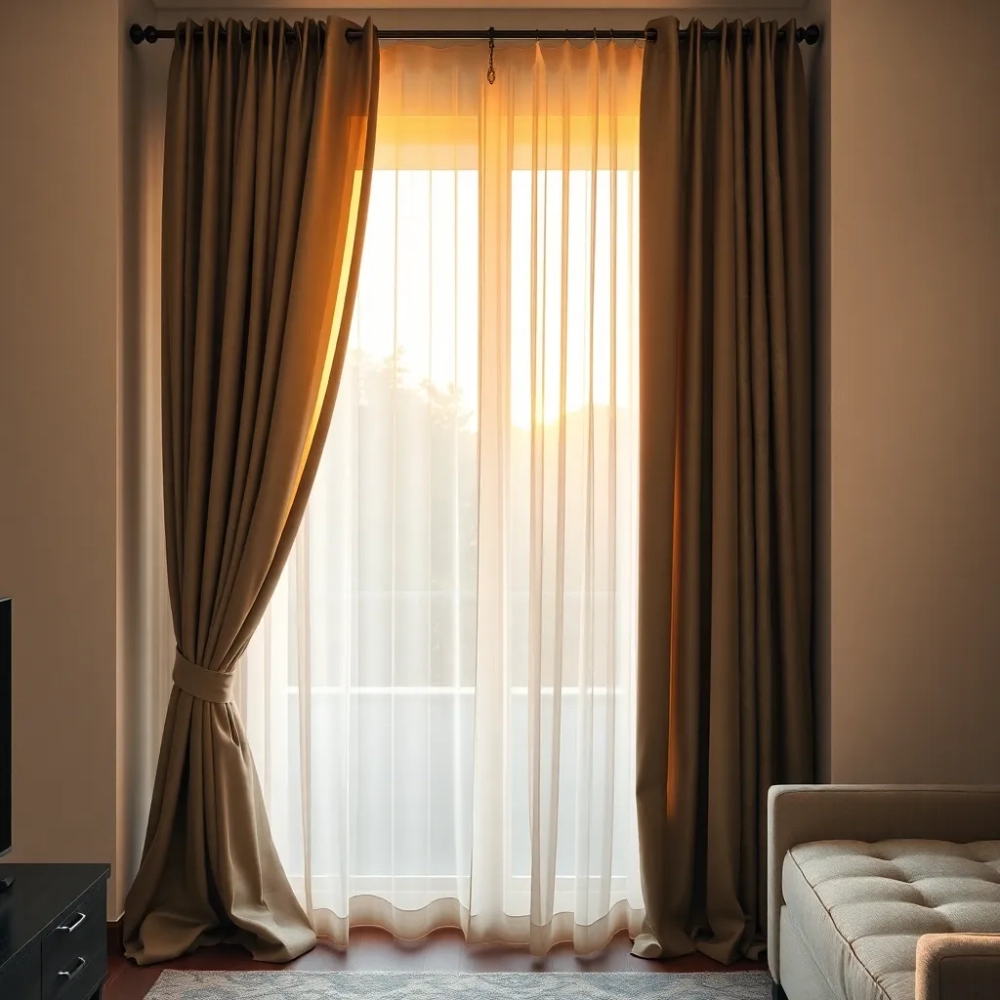 Firany panele ekrany do salonu