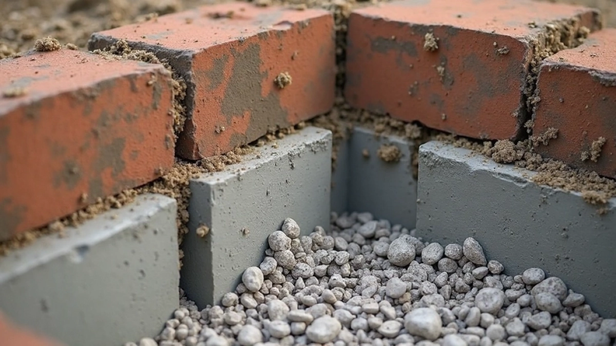 fundament pod ogrodzenie z klinkieru