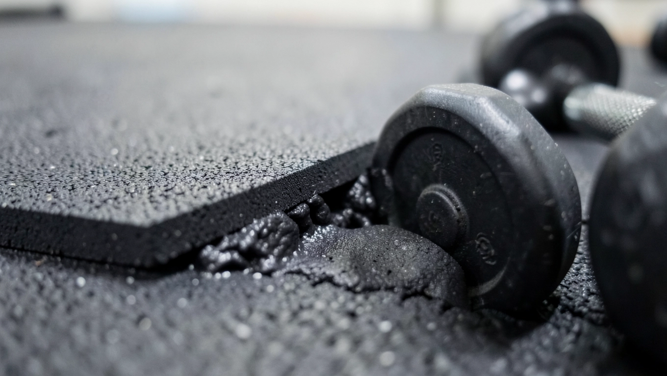 Grubość wykładziny pod hantle i sztangi