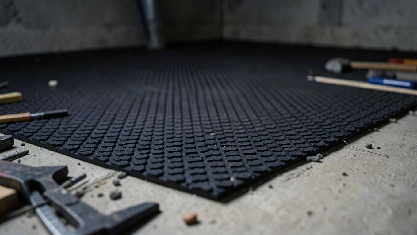 Gumowa wykładzina SBR do piwnicy - wybór wykonawców