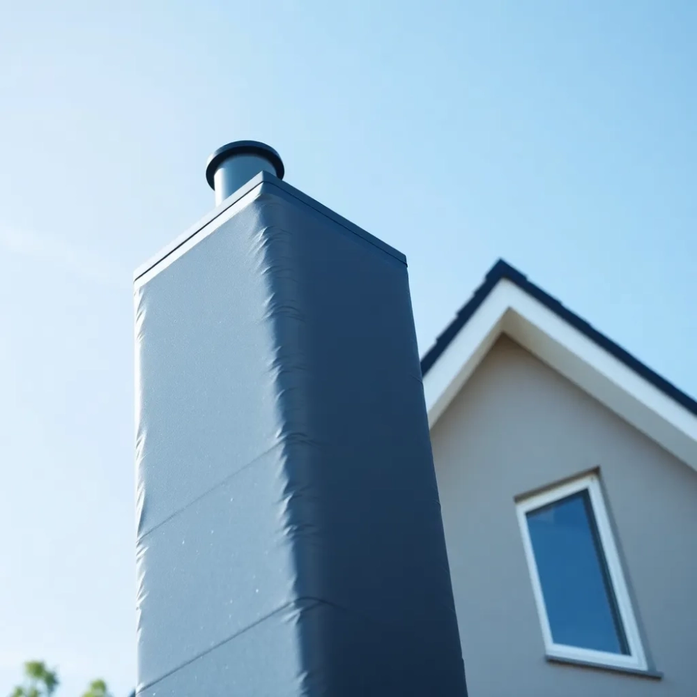 Izolacja komina na zewnątrz