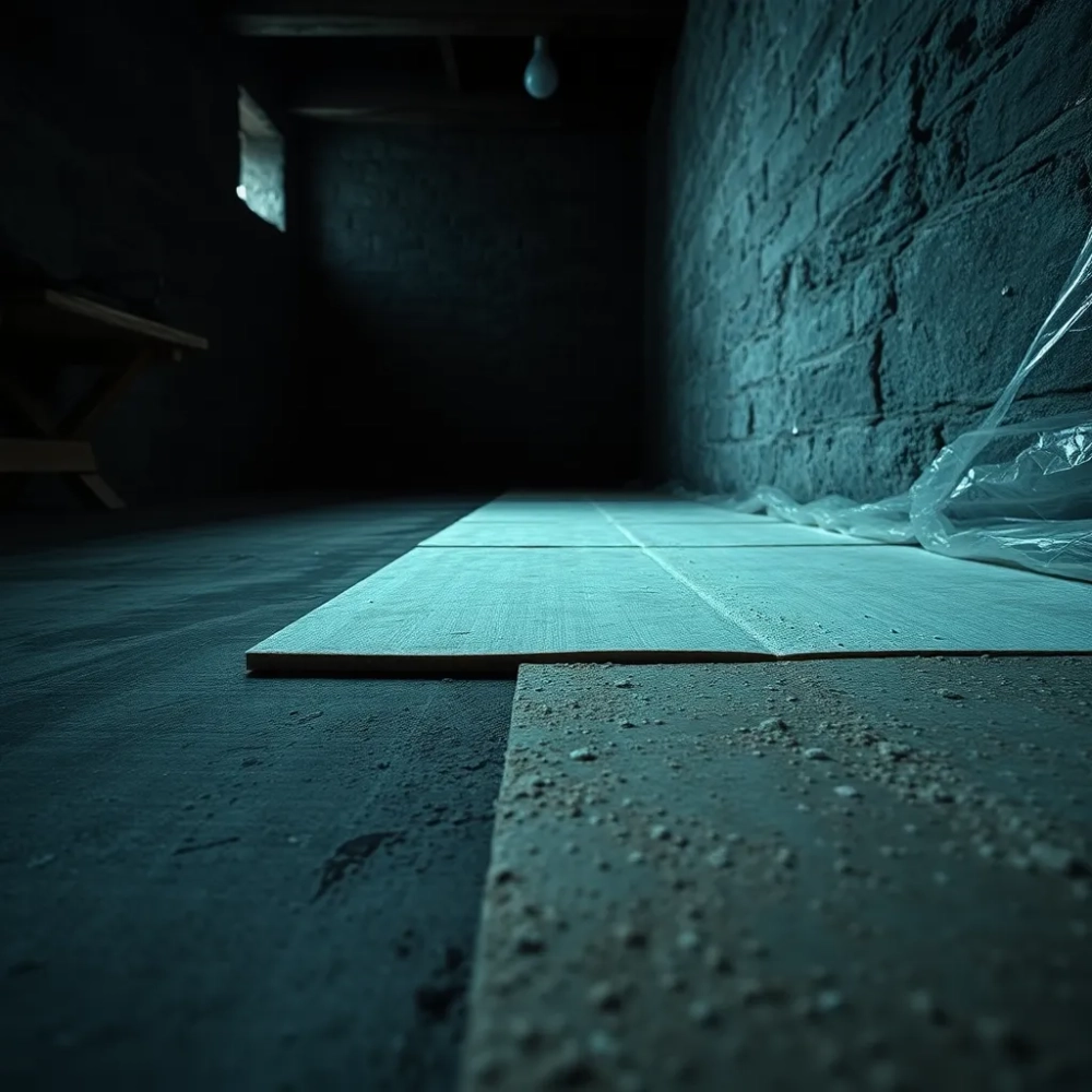 Izolacja podłogi w starej piwnicy