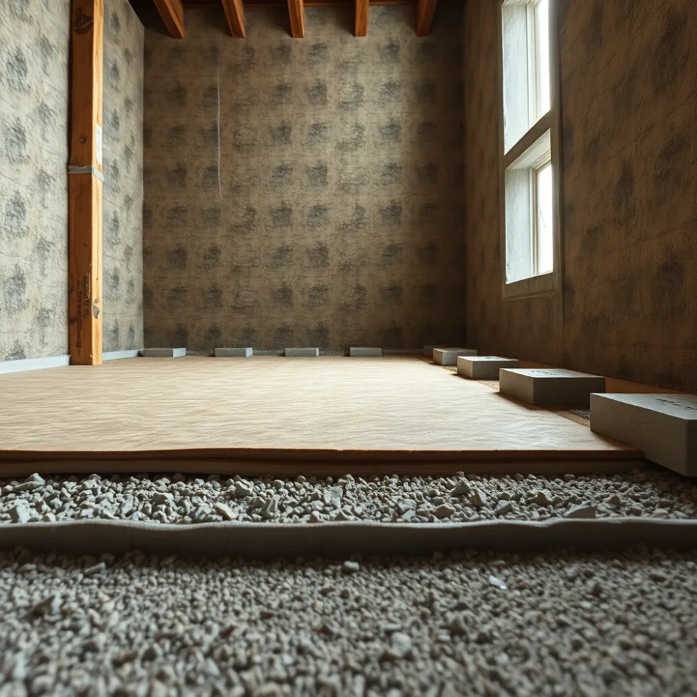 Izolacja posadzki na gruncie