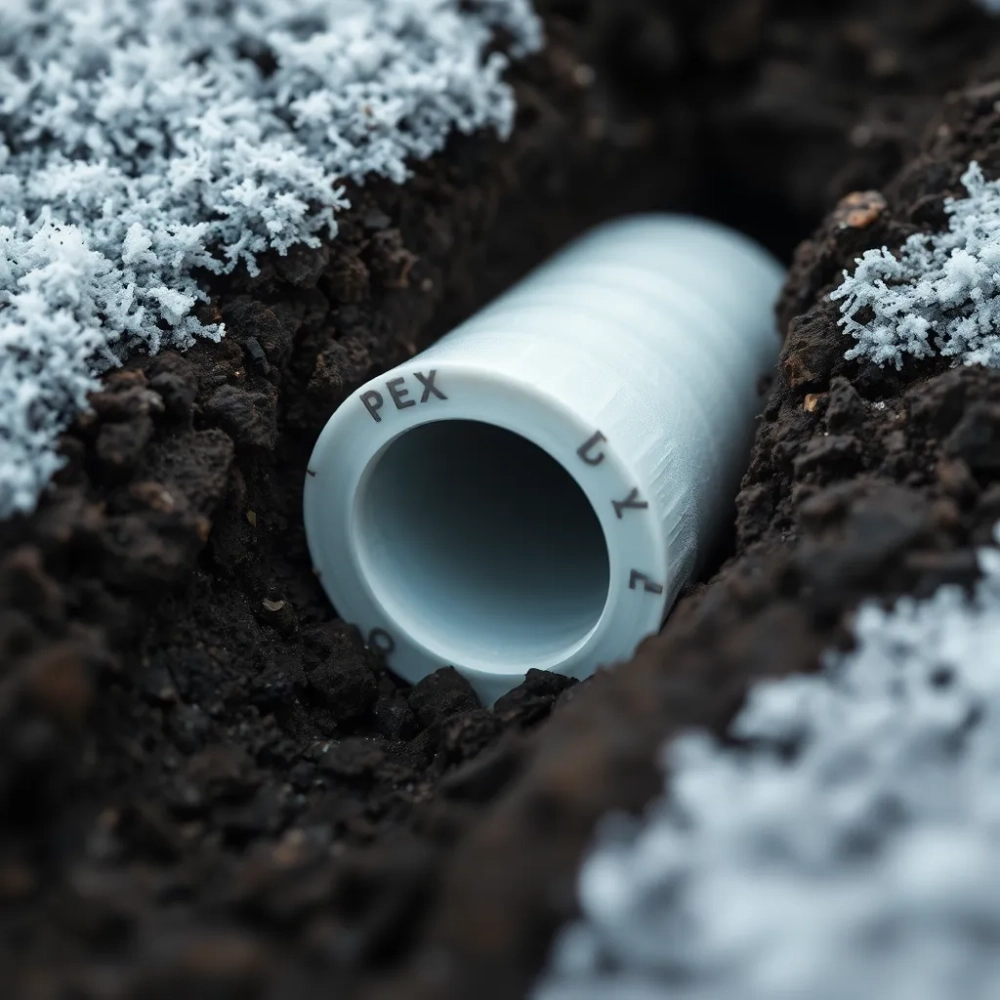 Izolacja rury PEX w ziemi