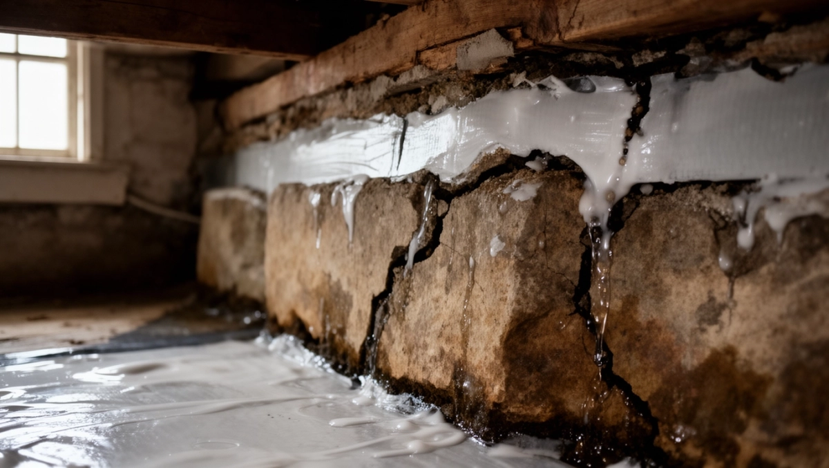 Izolacja starych fundamentów z kamienia