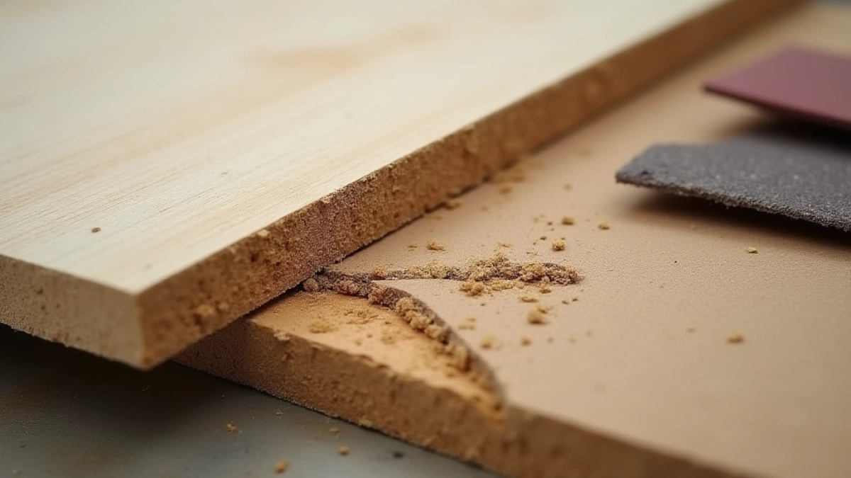 jak naprawić płytę wiórową