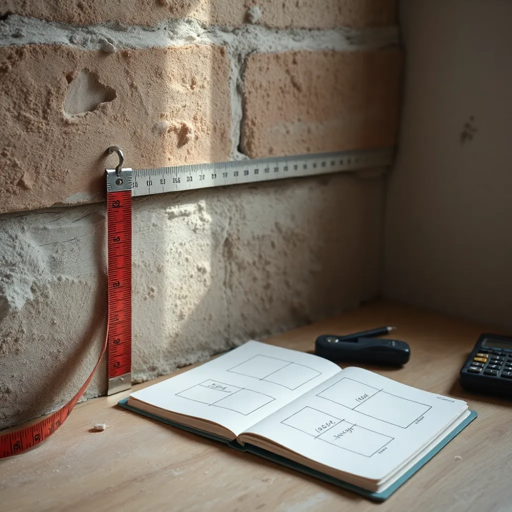 Jak obliczyć metry tynku