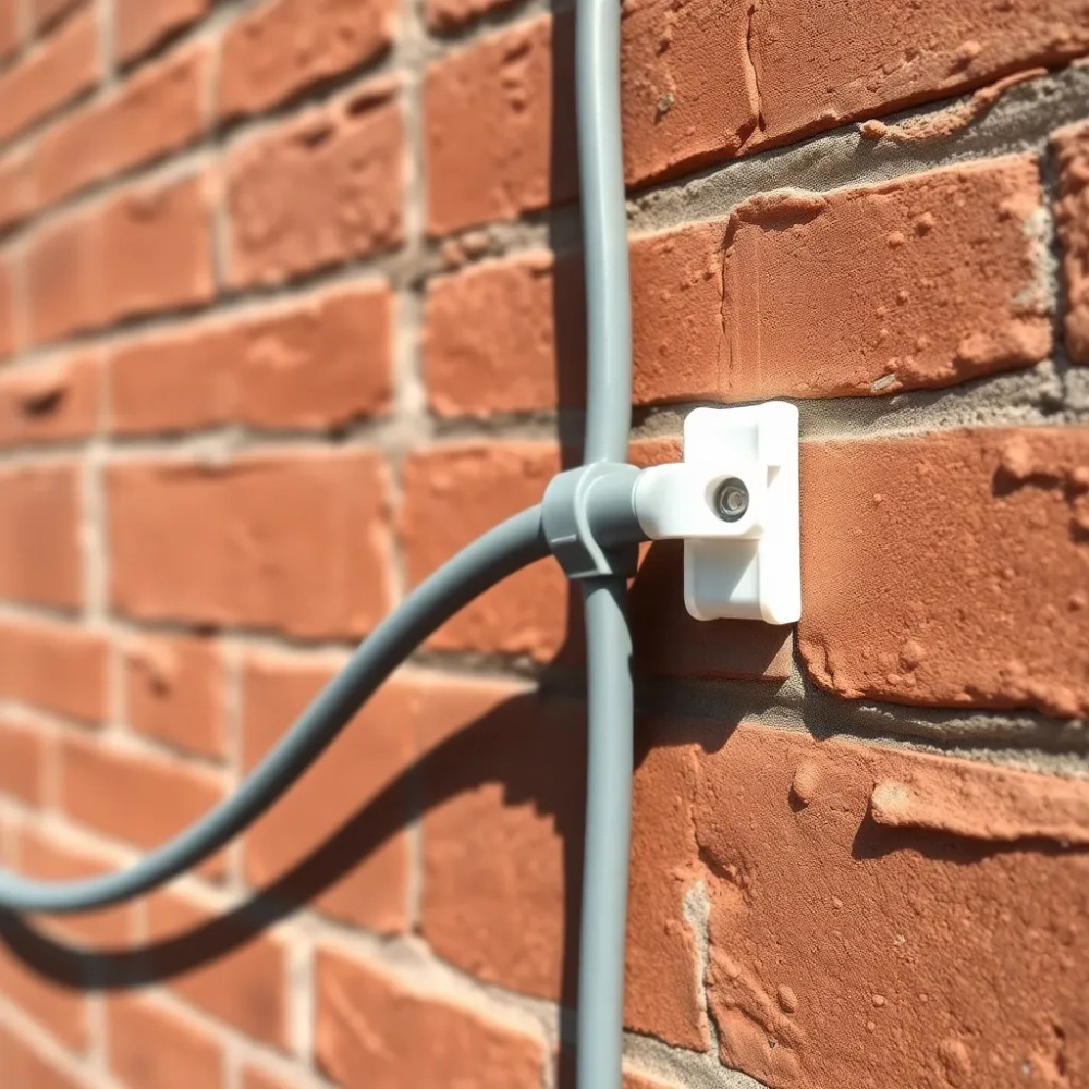 Jak przymocować kabel do elewacji