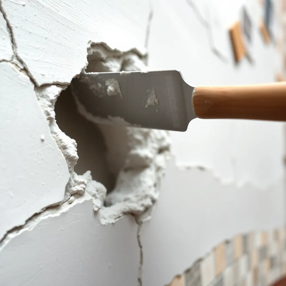 Jak uzupełnić ubytki w tynku mozaikowym