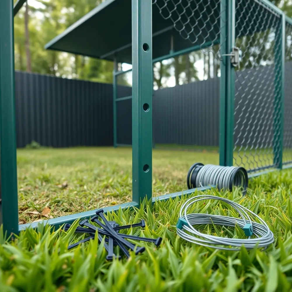 Jak zrobić kojec dla psa z paneli ogrodzeniowych