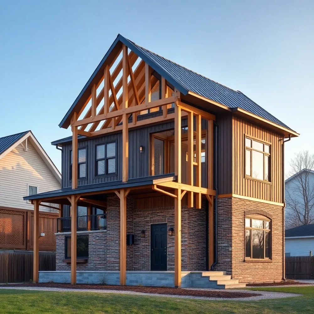 Jaka elewacja domu szkieletowego