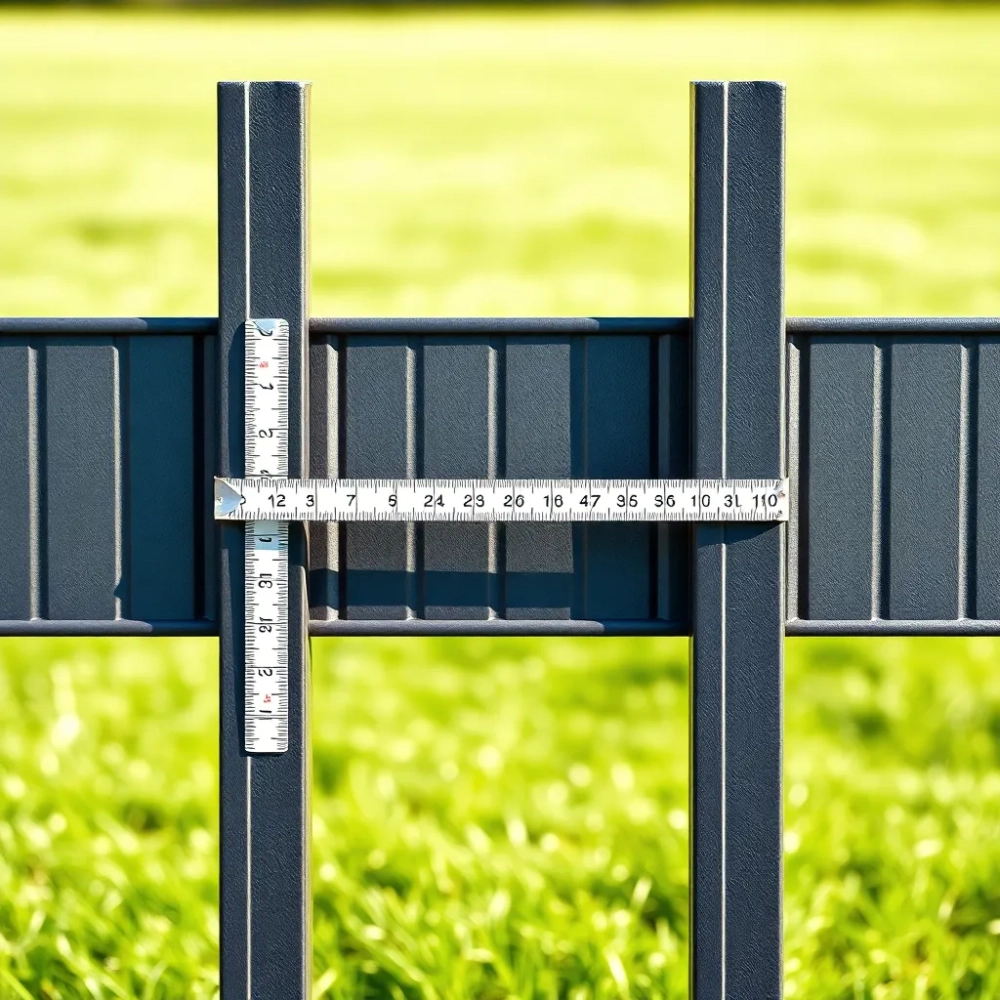 Jaka odległość między słupkami ogrodzenia panelowego