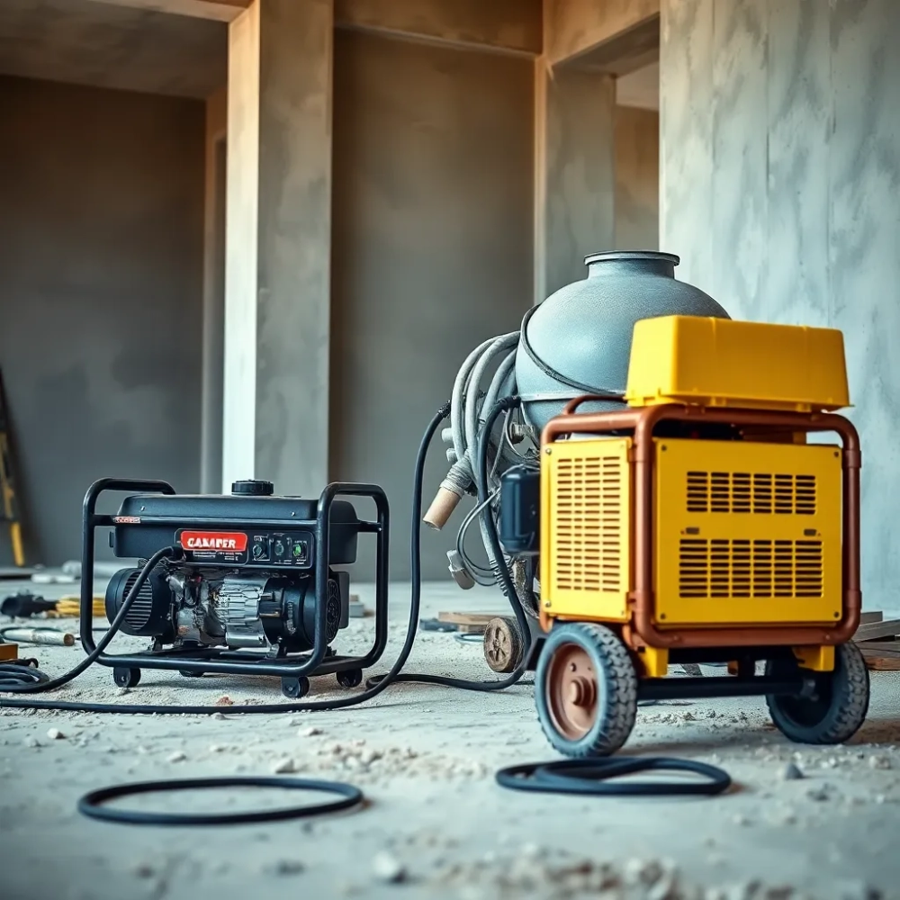 Jaki agregat prądotwórczy do agregatu tynkarskiego