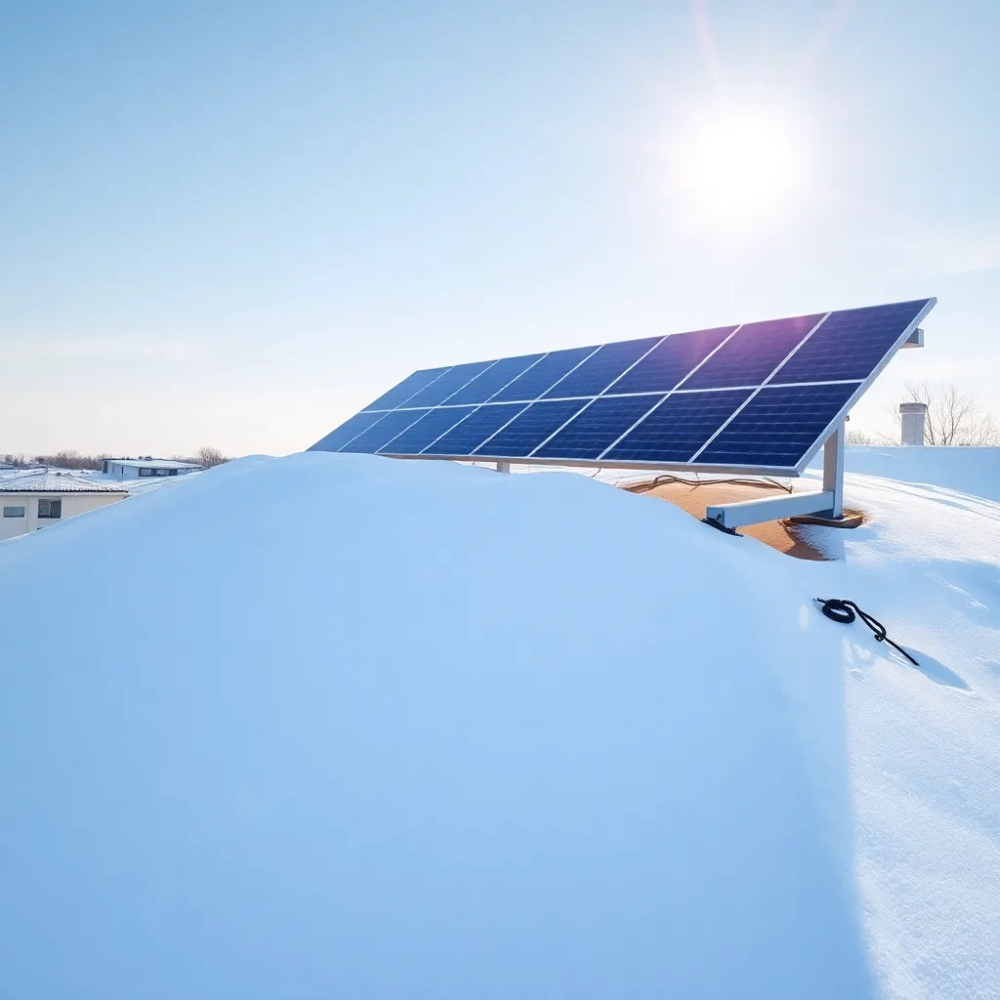 Jaki kąt nachylenia paneli fotowoltaicznych zimą