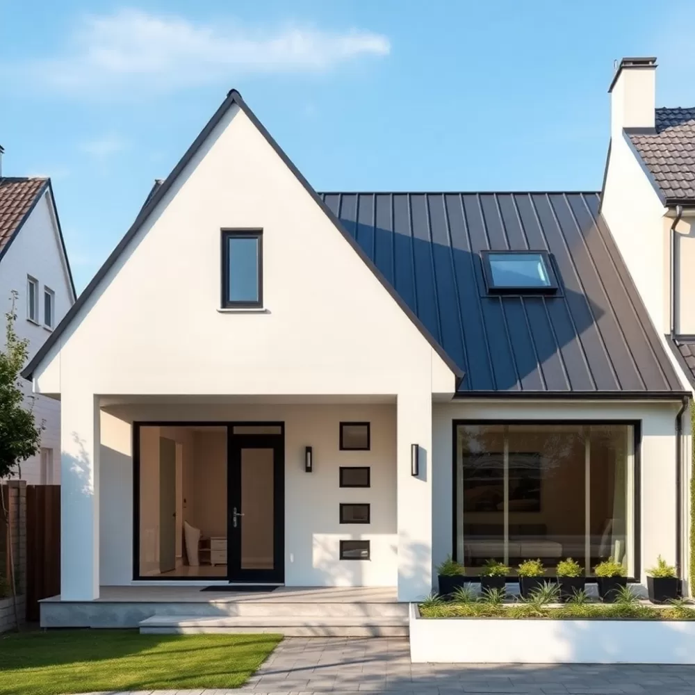 Jaki Kolor Elewacji Do Antracytowego Dachu