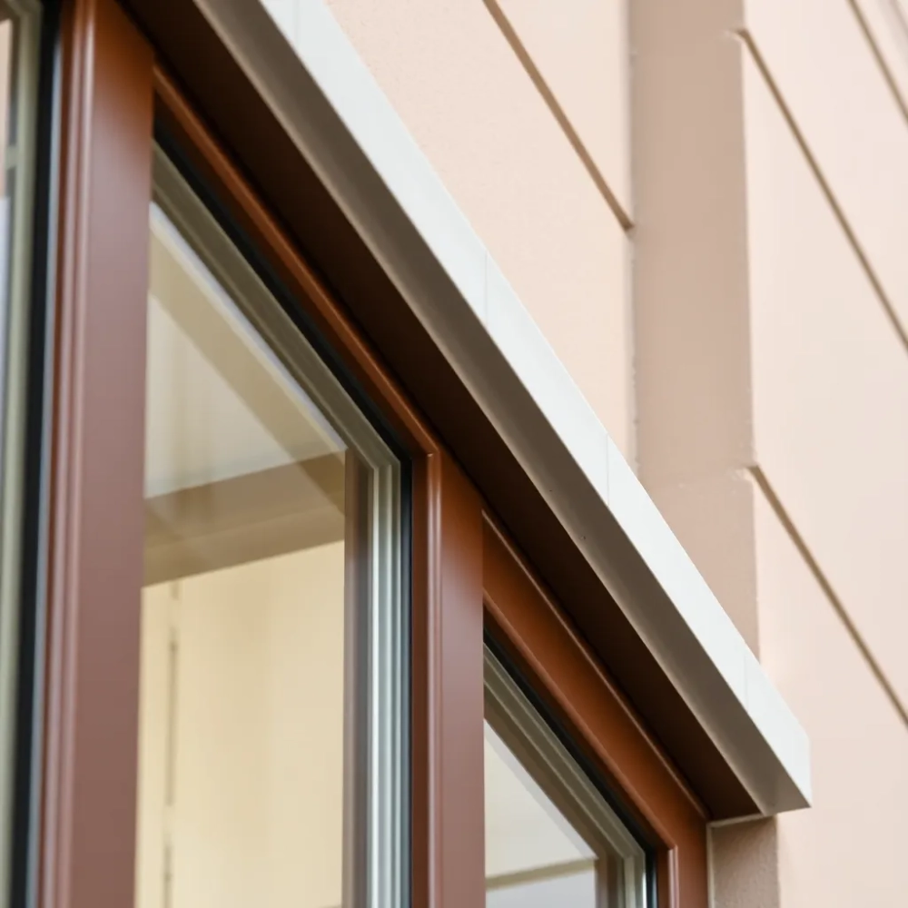 Jaki kolor parapetu zewnętrznego do brązowych okien