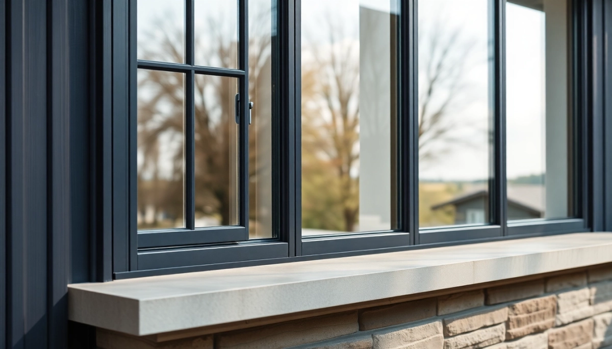 Jakie parapety do antracytowych okien