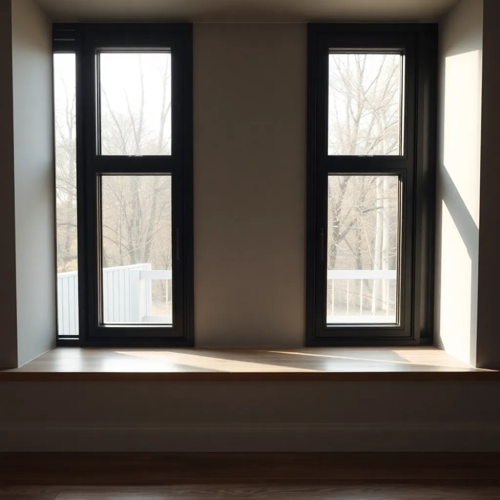 Jakie parapety wewnętrzne do antracytowych okien