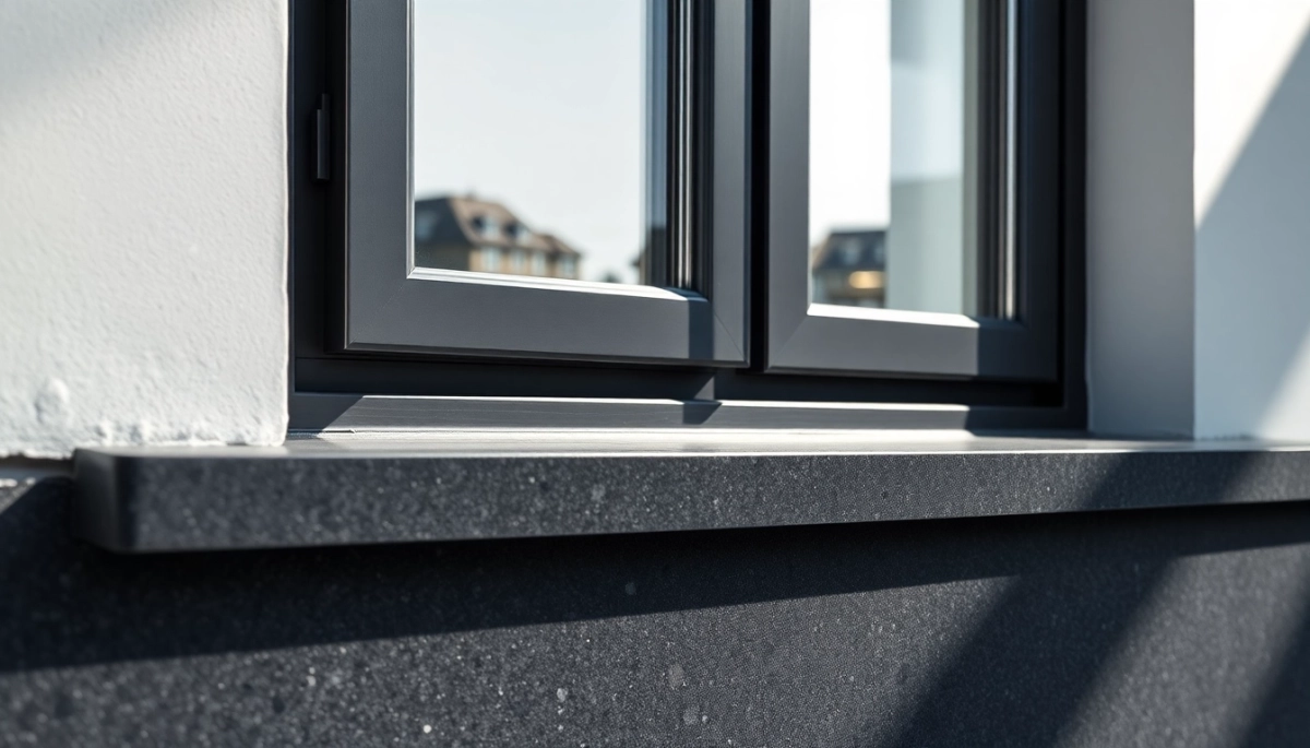 Jakie parapety zewnętrzne do antracytowych okien
