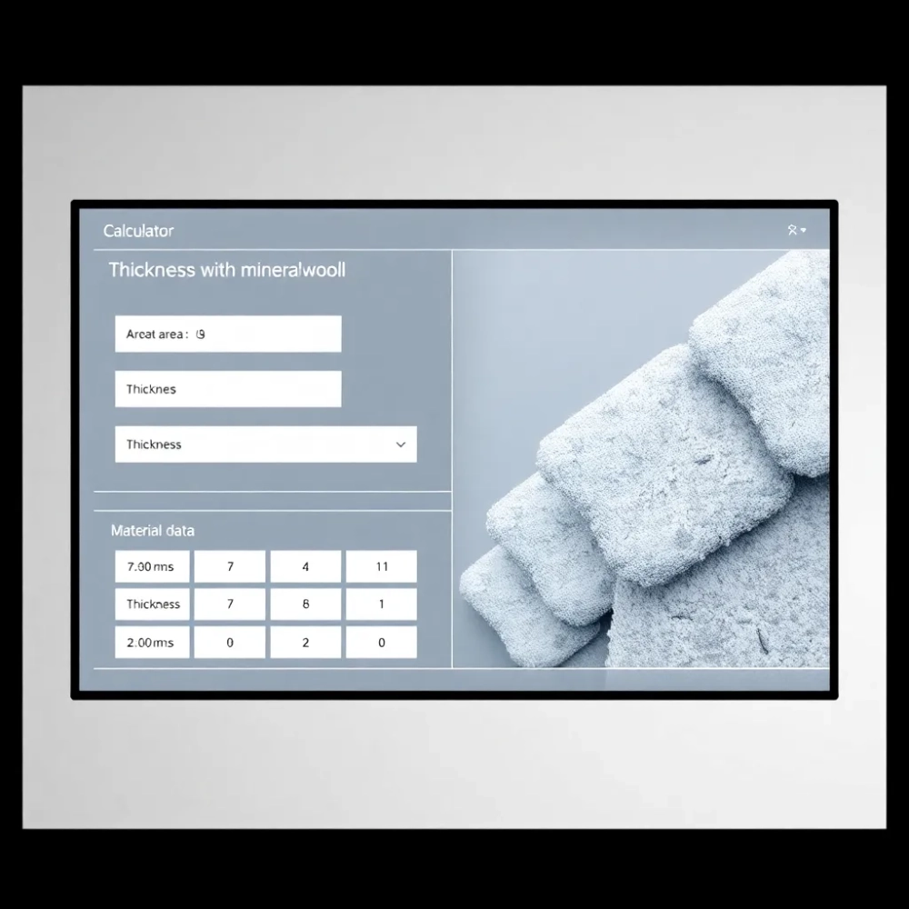 Kalkulator ocieplenia elewacji Wełna mineralną