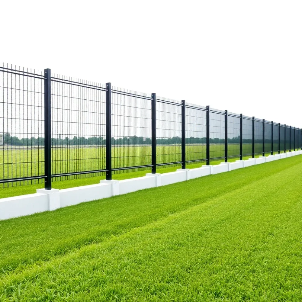 Kompletne ogrodzenie panelowe z podmurówką cena z montażem