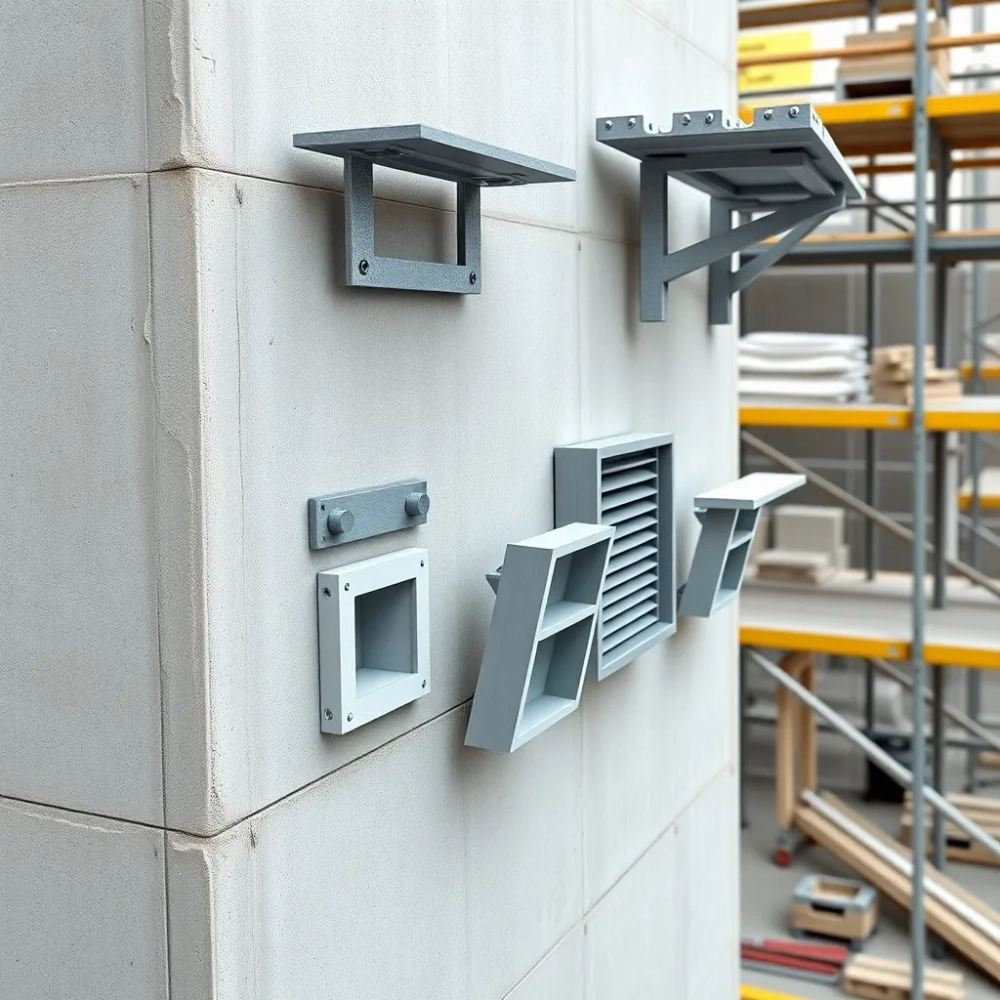 Konsolę do montażu elewacji hal