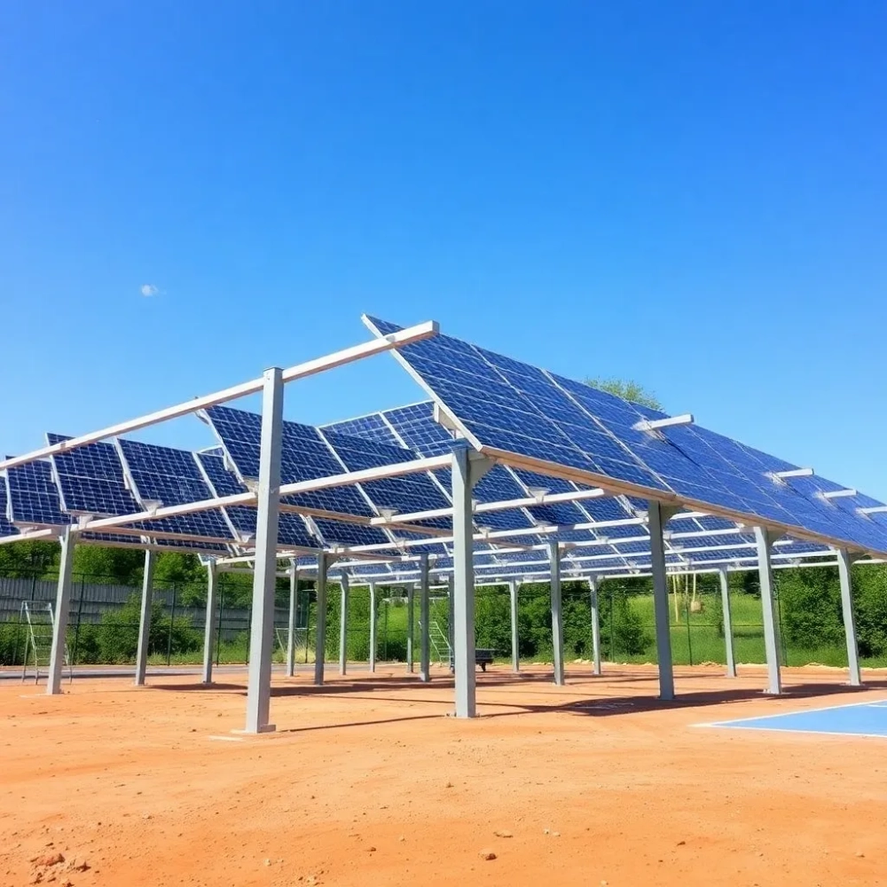 Konstrukcja pod panele fotowoltaiczne na gruncie 10 kw wymiary