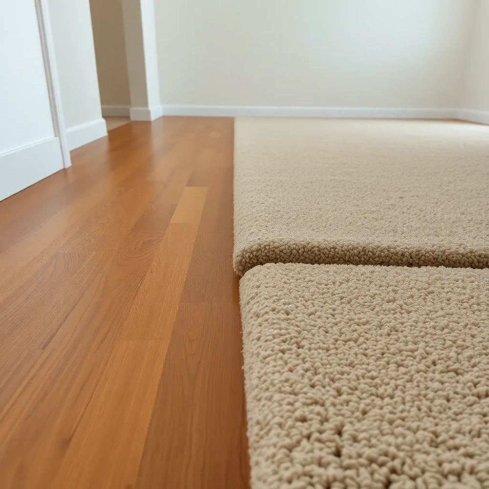 Łączenie paneli z wykładziną