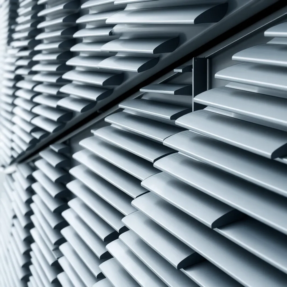 Lamele elewacyjne z blachy