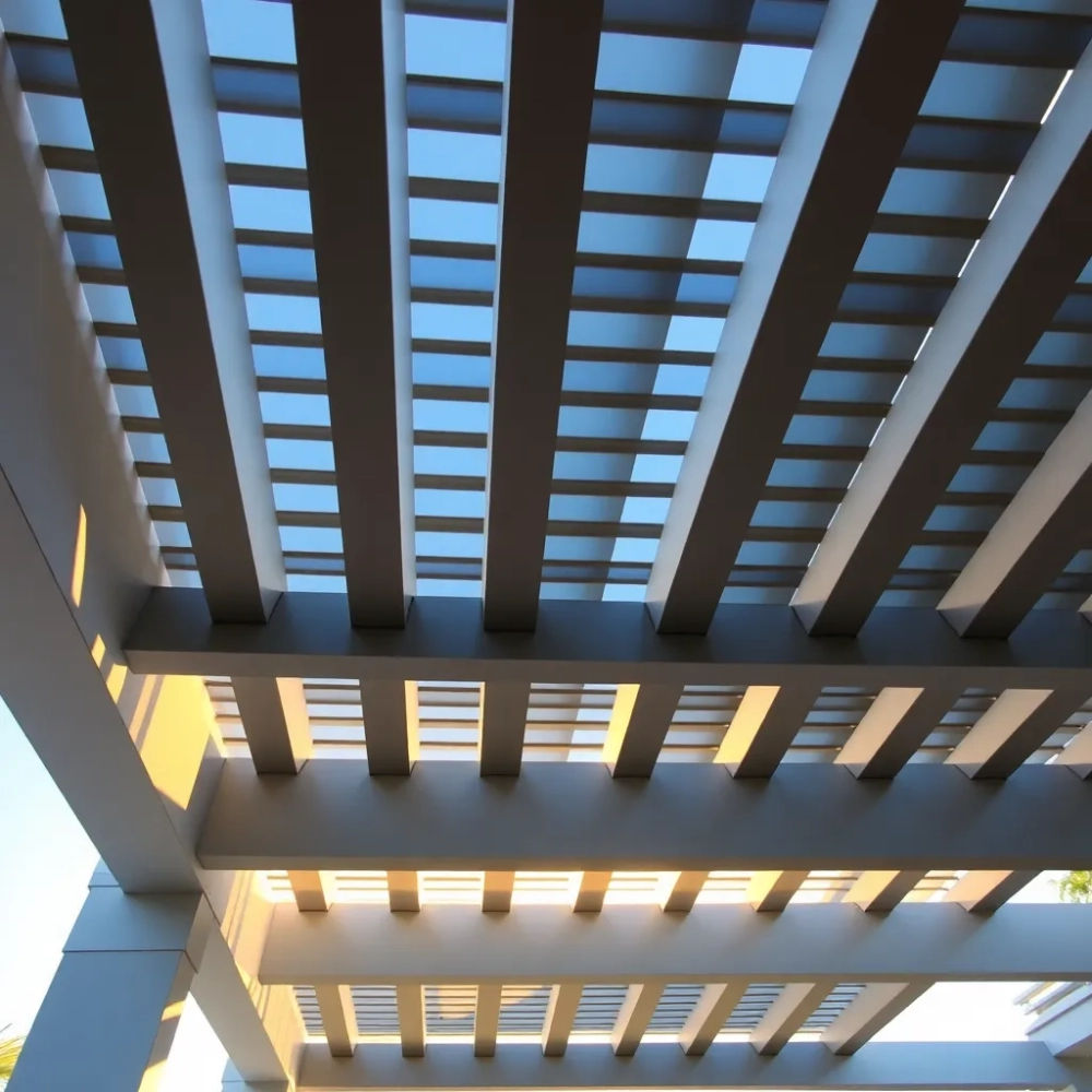 Lamele na dach pergoli